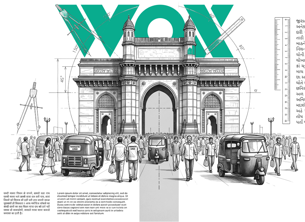 WoxDesign Gateway of India Creative Graphic